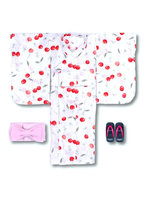 Yukata Set (Cherry, White & Pink), Azone, Accessories, 1/6, 4571116992382